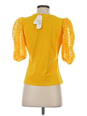 Flat White Short Sleeve Top (view 2)