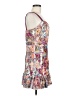 Aqua 100% Polyester Paisley Purple Cocktail Dress Size M - photo 4