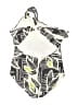 Calia Print Ivory Black Swimsuit Bottoms Size 10 - photo 2