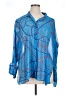 Zara Blue 3/4 Sleeve Blouse Size XXL - photo 1