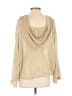 J Valdi Tan Long Sleeve Blouse Size S - photo 2