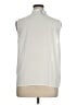 Ann Taylor 100% Polyester Ivory Sleeveless Blouse Size XL - photo 2