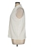 Ann Taylor 100% Polyester Ivory Sleeveless Blouse Size XL - photo 5
