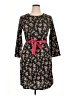 Assorted Brands Print Black Casual Dress Size XL - photo 1