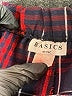 Basics 100% Polyester Plaid Red Skirt Size 14 - photo 3