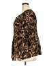 Just My Size 100% Polyester Animal Print Brown 3/4 Sleeve Blouse Size 2X Plus - photo 5