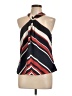 Chaps 100% Polyester Black Sleeveless Blouse Size L - photo 1