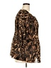 Just My Size 100% Polyester Animal Print Brown 3/4 Sleeve Blouse Size 2X Plus - photo 4