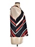 Chaps 100% Polyester Black Sleeveless Blouse Size L - photo 4