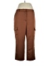 Ann Taylor LOFT 100% Polyester Brown Cargo Pants Size 16 - photo 1