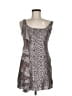 Guess Animal Print Silver Cocktail Dress Size 8 - photo 1