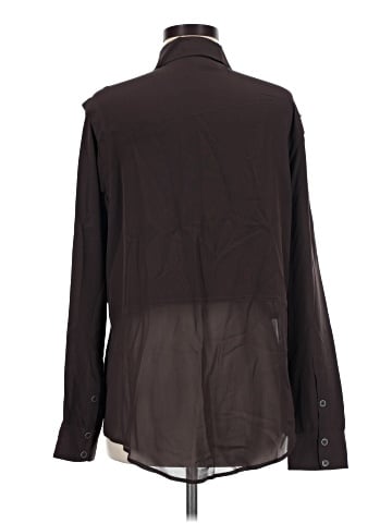 T by Alexander Wang Long Sleeve Blouse (view 2)