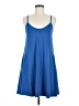 Unbranded Solid Blue Casual Dress Size M - photo 1