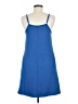 Unbranded Solid Blue Casual Dress Size M - photo 2