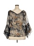 Ashley Stewart 100% Polyester Gray Sleeveless Blouse Size 14 - photo 2