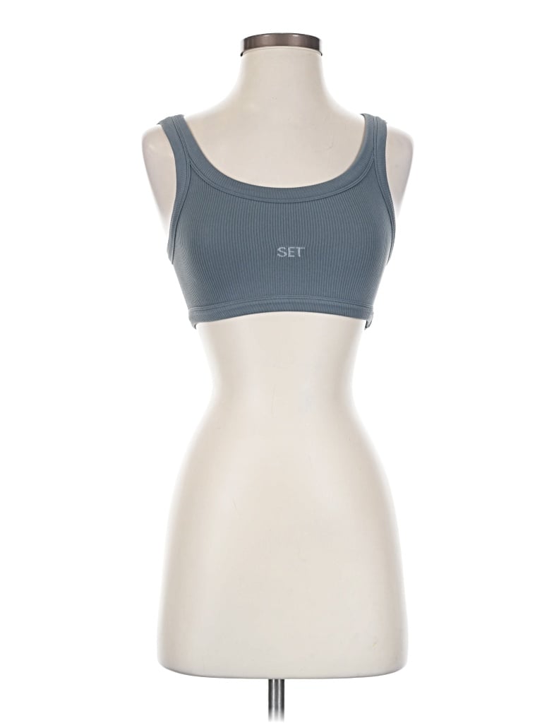Set Active Sports Bra: Blue Activewear - Size Small