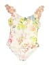 Unbranded Floral Multi Color Ivory One Piece Swimsuit Size M - photo 1