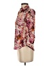 Express Floral Burgundy 3/4 Sleeve Blouse Size XS - photo 5
