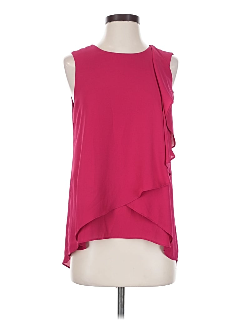 Pre-owned Bcbgmaxazria Sleeveless Blouse In Pink