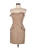 Bebe Tan Cocktail Dress Size 6 - photo 1