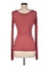 Hinge Burgundy Long Sleeve Top Size M - photo 2