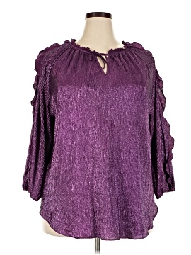 Cato 3/4 Sleeve Blouse (view 1)