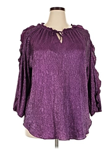 Cato 3/4 Sleeve Blouse (view 1)