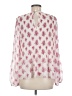 Wilfred 100% Recycled Polyester Pink Long Sleeve Blouse Size M - photo 2