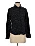 Uniqlo 100% Rayon Print Black Long Sleeve Blouse Size S - photo 1