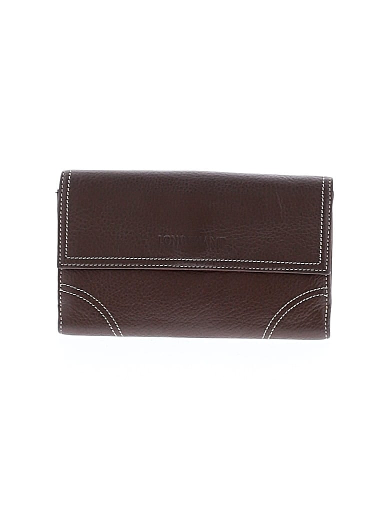 Pre-owned Longchamp Wallet In Burgundy