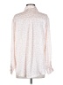 Zara 100% Polyester Animal Print Ivory Long Sleeve Blouse Size S - photo 2