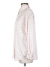 Zara 100% Polyester Animal Print Ivory Long Sleeve Blouse Size S - photo 5