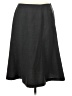 Kasper A.S.L. 100% Polyester Solid Gray Casual Skirt Size 12 Petite - photo 1