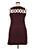 Glitz Burgundy Casual Dress Size 2X - photo 2