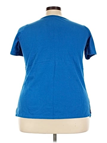 Woman Within Short Sleeve Henley (view 2)