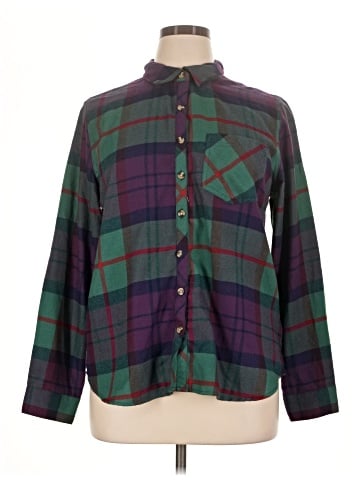 Maurices Long Sleeve Blouse (view 1)