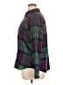 Maurices Plaid Purple Long Sleeve Blouse Size XL - photo 5