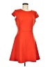 Gianni Bini Solid Orange Casual Dress Size M - photo 1