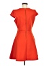 Gianni Bini Solid Orange Casual Dress Size M - photo 2