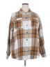 Automet Plaid Brown Long Sleeve Button-Down Shirt Size 2X - photo 1