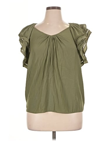 Chelsea & Theodore Short Sleeve Blouse (view 1)