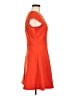 Gianni Bini Solid Orange Casual Dress Size M - photo 4