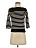 MNG 100% Cotton Stripes Black Gold Short Sleeve Turtleneck Size XS - photo 1