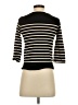 MNG 100% Cotton Stripes Black Gold Short Sleeve Turtleneck Size XS - photo 2