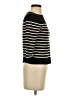 MNG 100% Cotton Stripes Black Gold Short Sleeve Turtleneck Size XS - photo 4