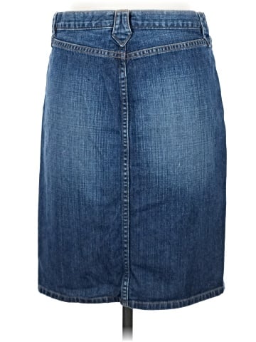 Red Engine Denim Skirt (view 2)