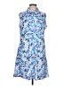 emerald Paisley Blue Casual Dress Size L - photo 1