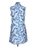 emerald Paisley Blue Casual Dress Size L - photo 2