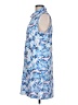 emerald Paisley Blue Casual Dress Size L - photo 5