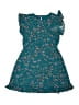 Kidpik 100% Polyester Floral Teal Dress Size 12 - photo 2